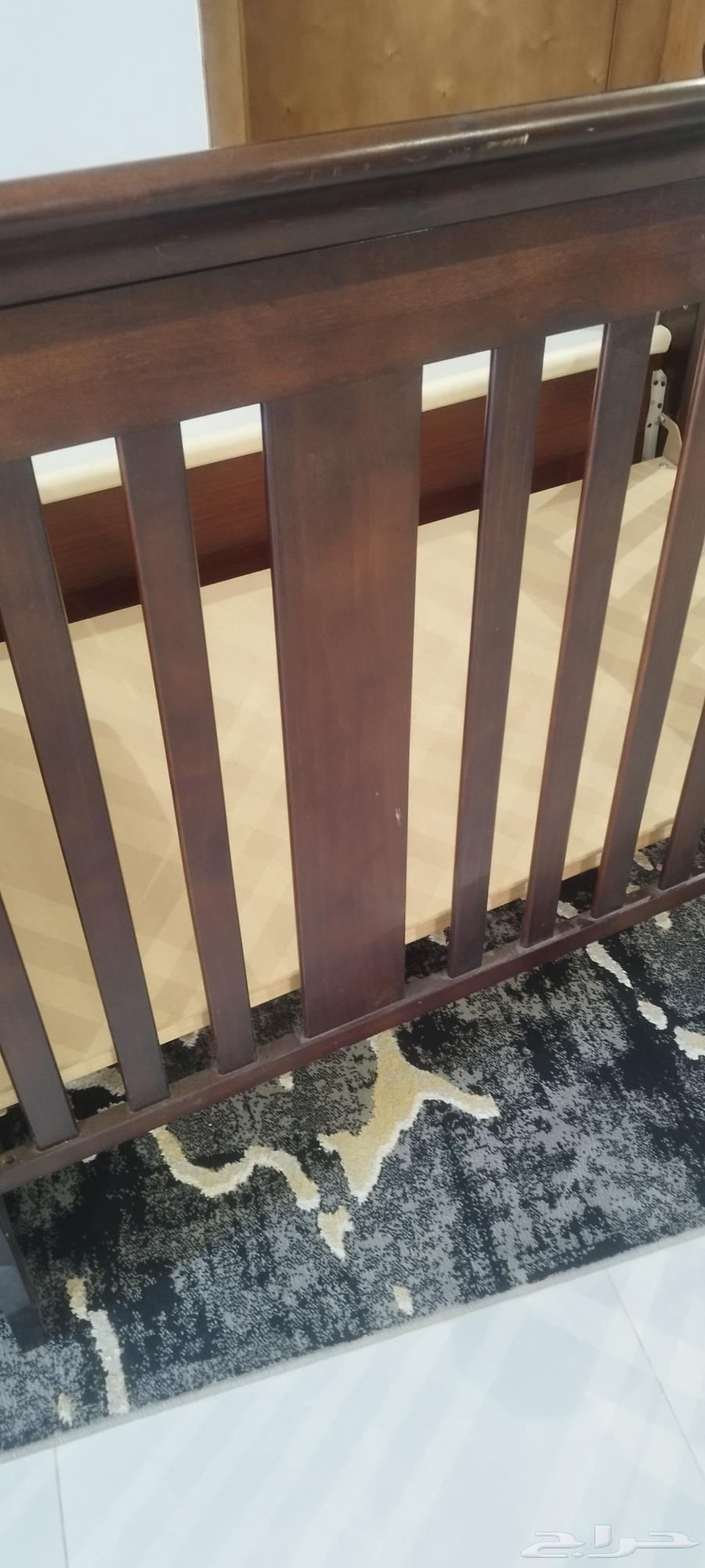 سرير اطفال من هوم سنتر مع مرتبة طبية64559799452161112