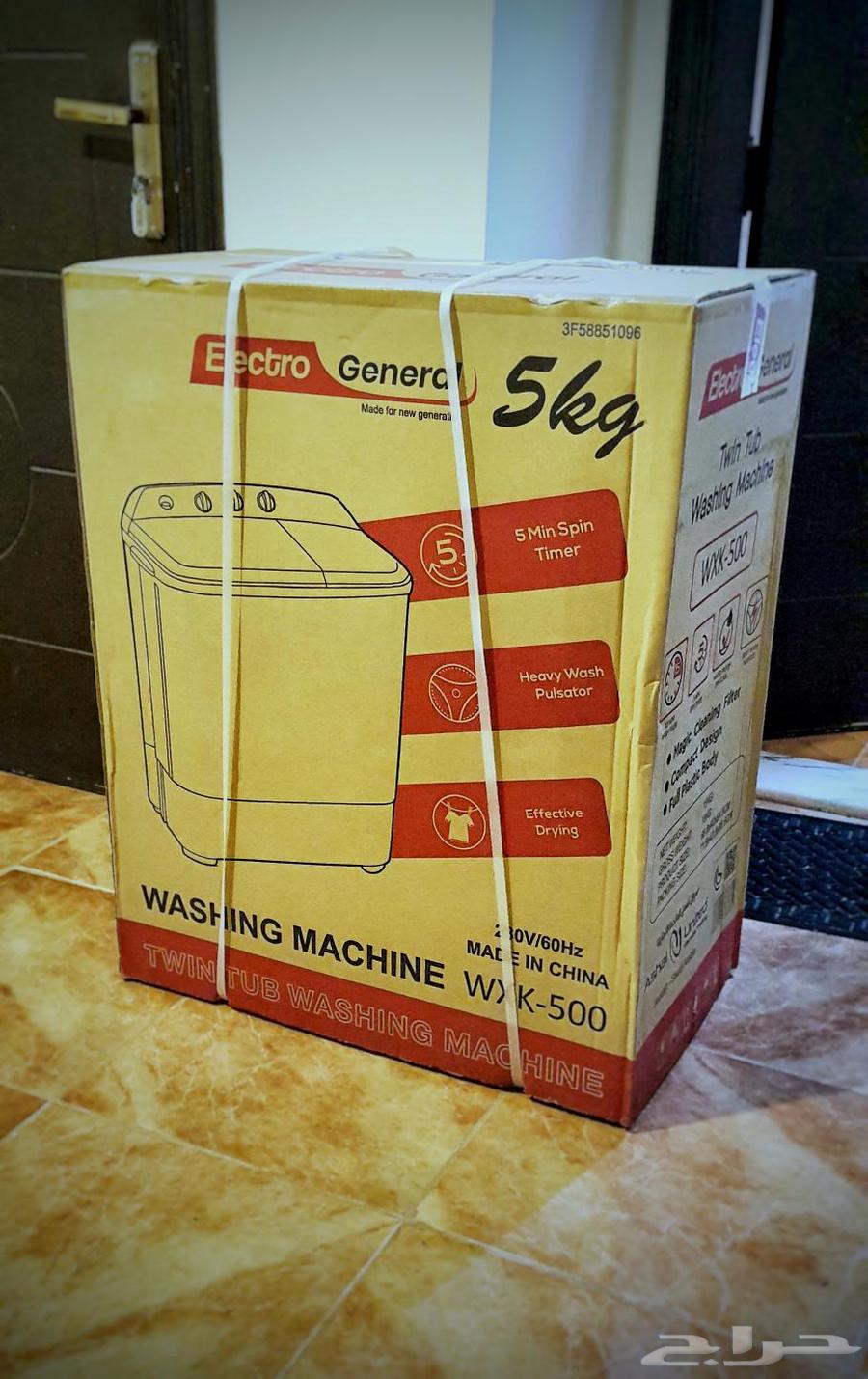 غسالة الكترو جنرال 5 كيلو حوضين64561063422978111