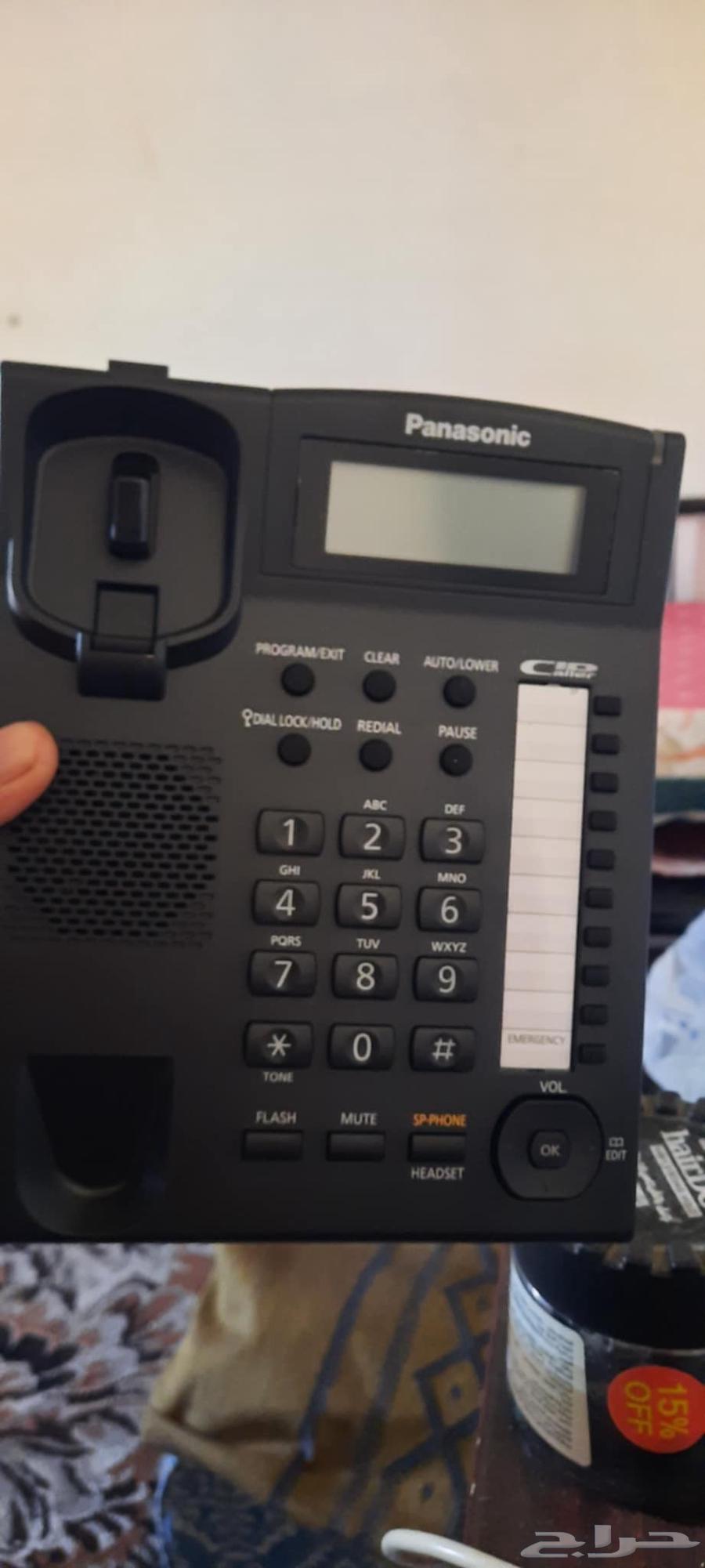 هاتف ارضي باناسونيك اصلي للبيع جديد64559252656259111