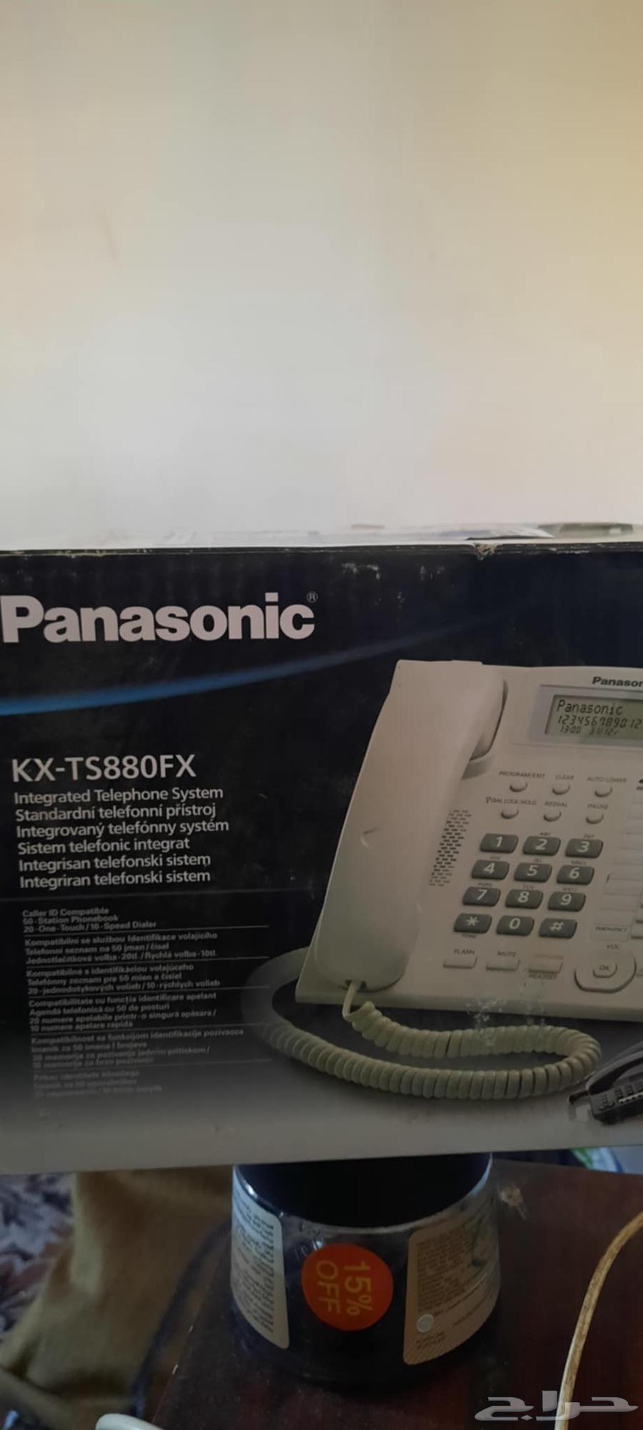 هاتف ارضي باناسونيك اصلي للبيع جديد64559252656259110