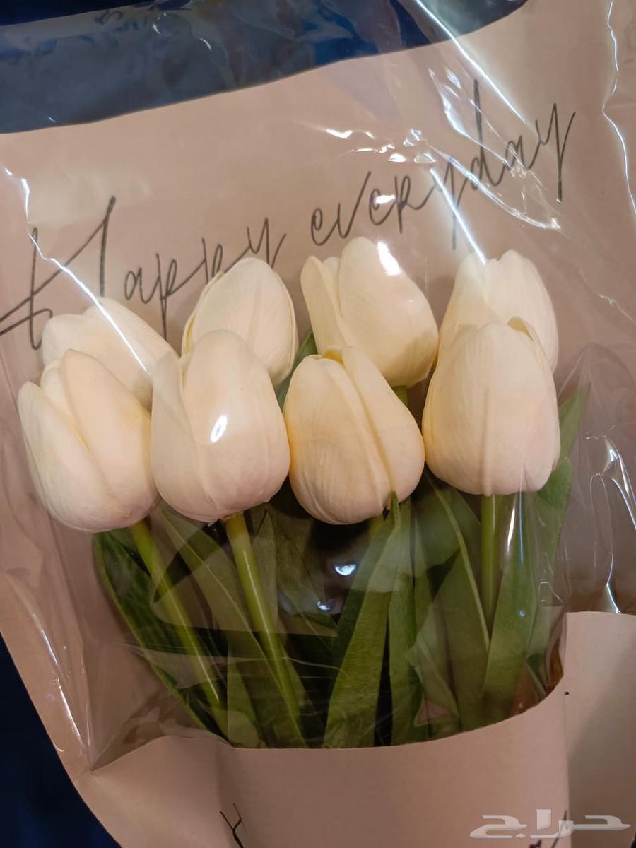 باقة ورد توليب صناعي شكله طبيعي جدا64545785906433110