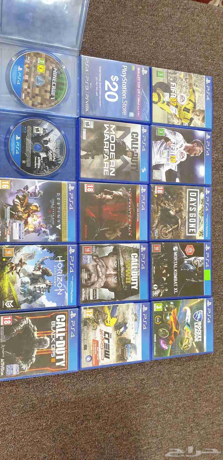 أشرطة سوني 4 وسماعه سوتي 564558489414915110