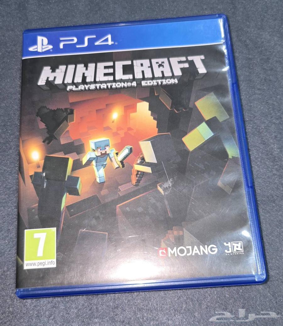 شريط ماين كرافت الاصدار القديم النادر سوني 4 وسوني564569357202561110