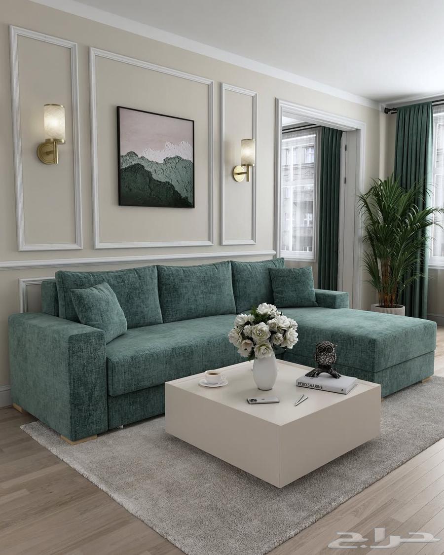 Sofa Al-Hiba, detailed and ready, upholstery available for all types of sofas, installment options available64564991608321114