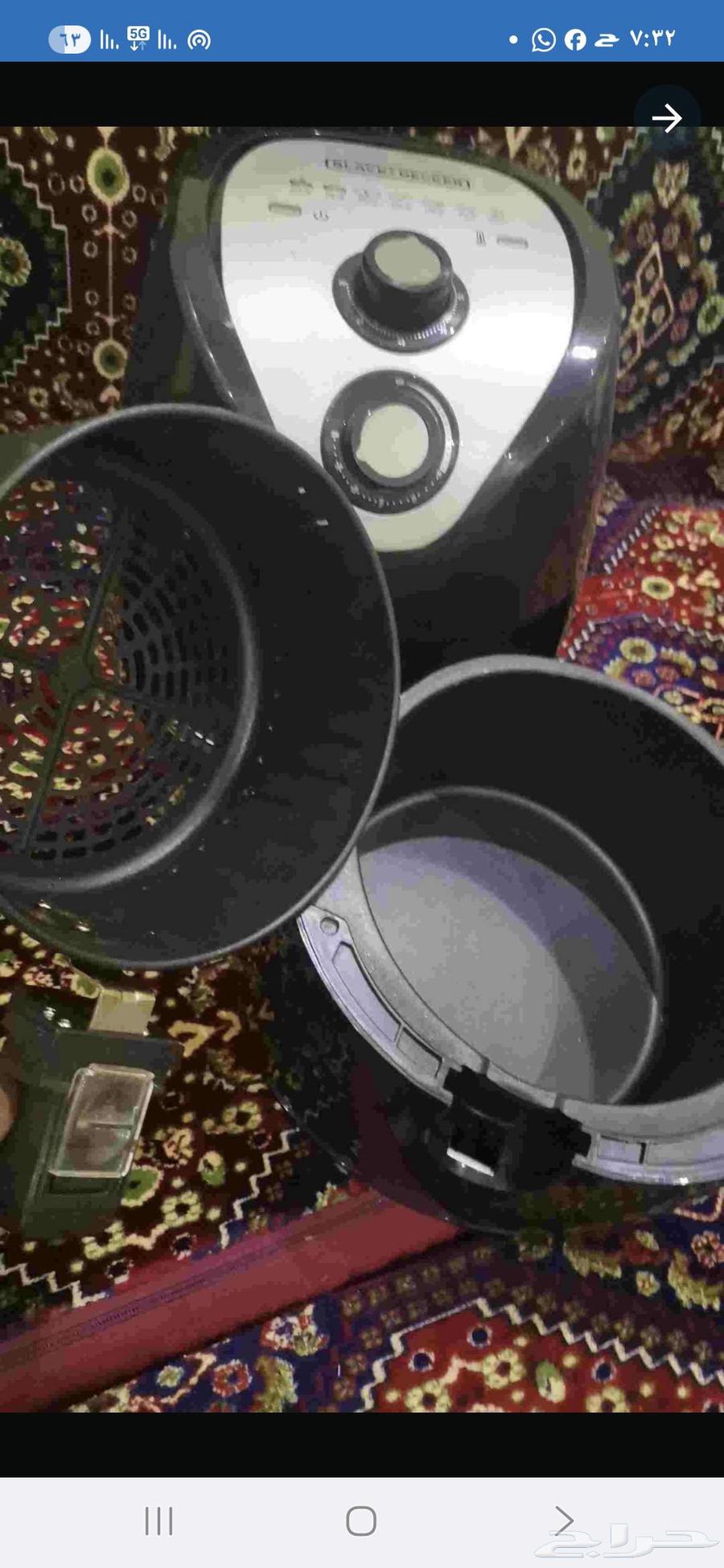 قلايه هوائيه للبيع   حي الخليج64563236377731112