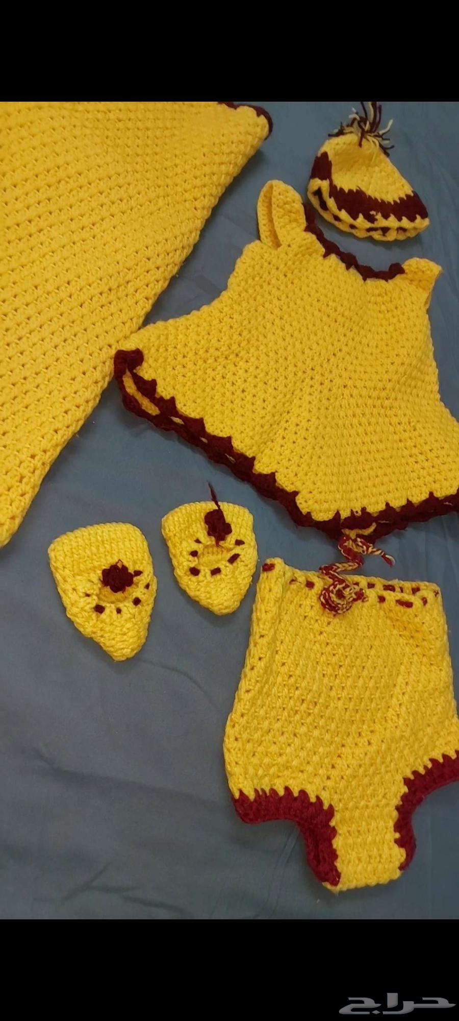 كروشيه لجلسة التصوير للأطفال للجنسين مستعمل نظيف ب 70 ريال64564420958083111