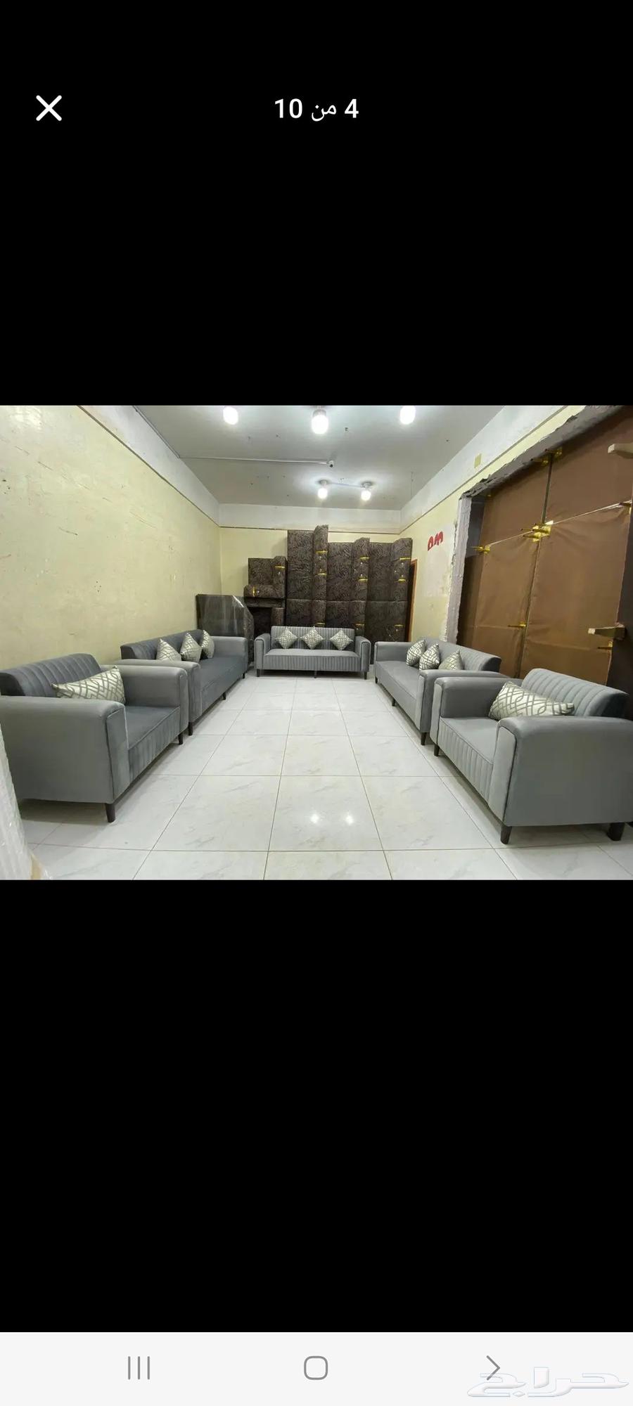 كنب جديد جاهز تتوفر جميع الألوان ب1500 شامل التوصيل داخل الر64565450987649113