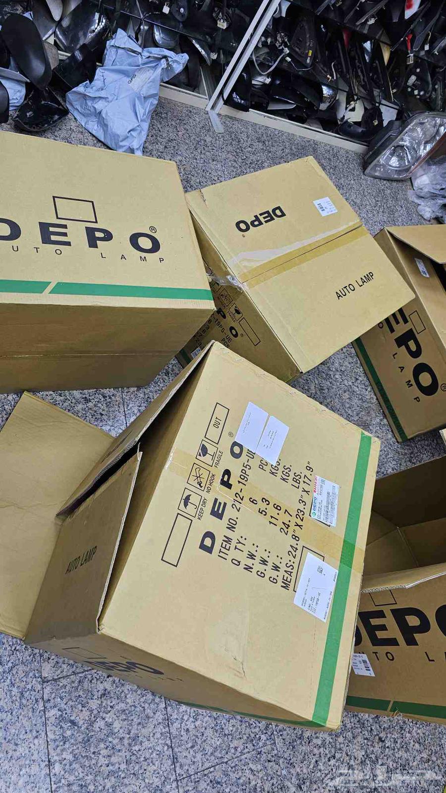 Cartons of different sizes64569535768322111