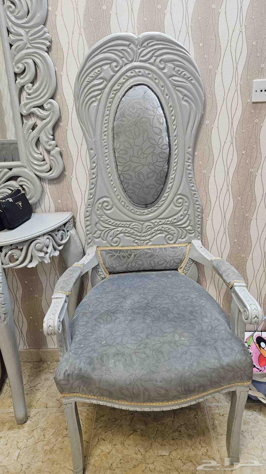 Sofa set in the shape of the letter Alif with two chairs and entrance64570818769027114