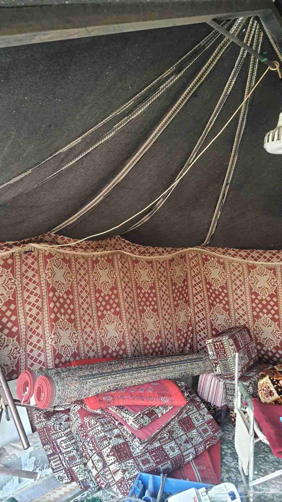 Heavy-duty two-pole tent, size 5 by 8, clean64568285313921111