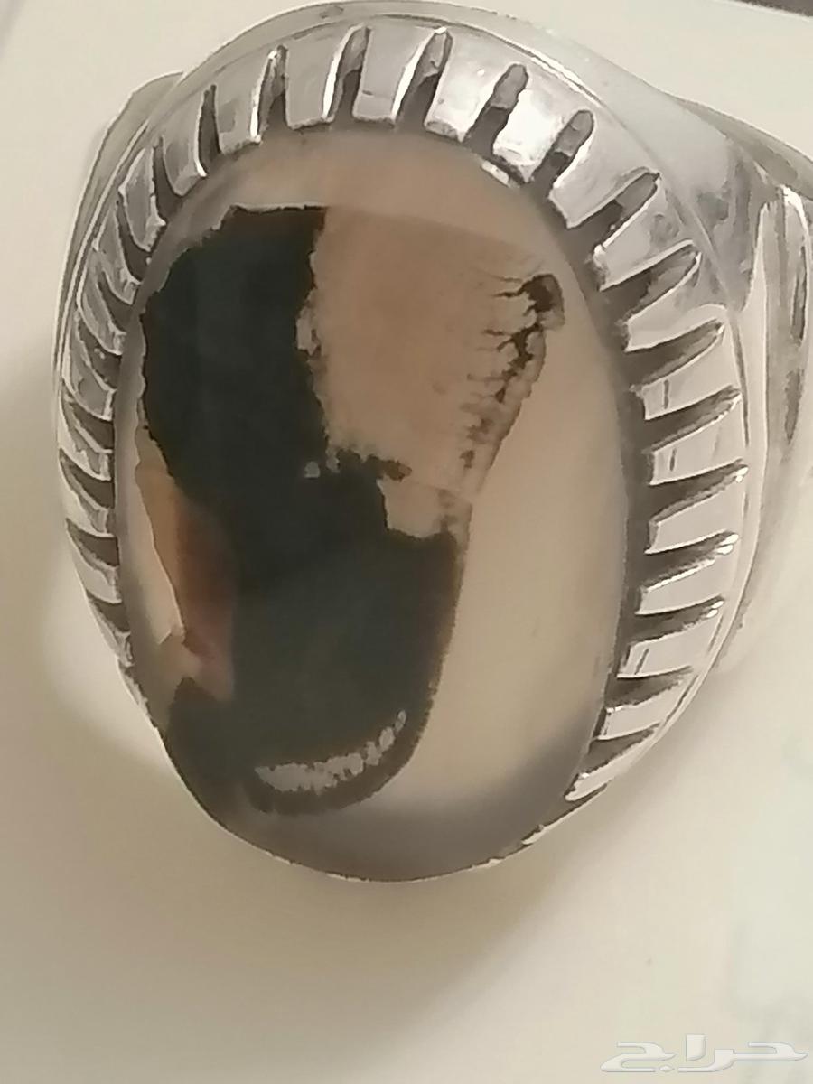 Agate Ring with Engraving64562894920577112