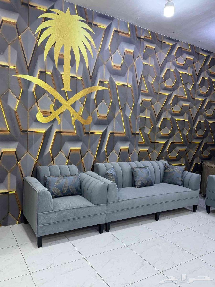 طقم كنب جديد 11 شخص ثلاث قطع ثلاثية وقطعتين مفرد64565647194498111