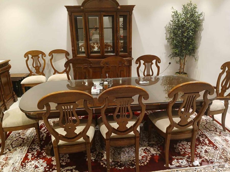 طاوله سفره مكونه من 9 مقاعد64570408051330110