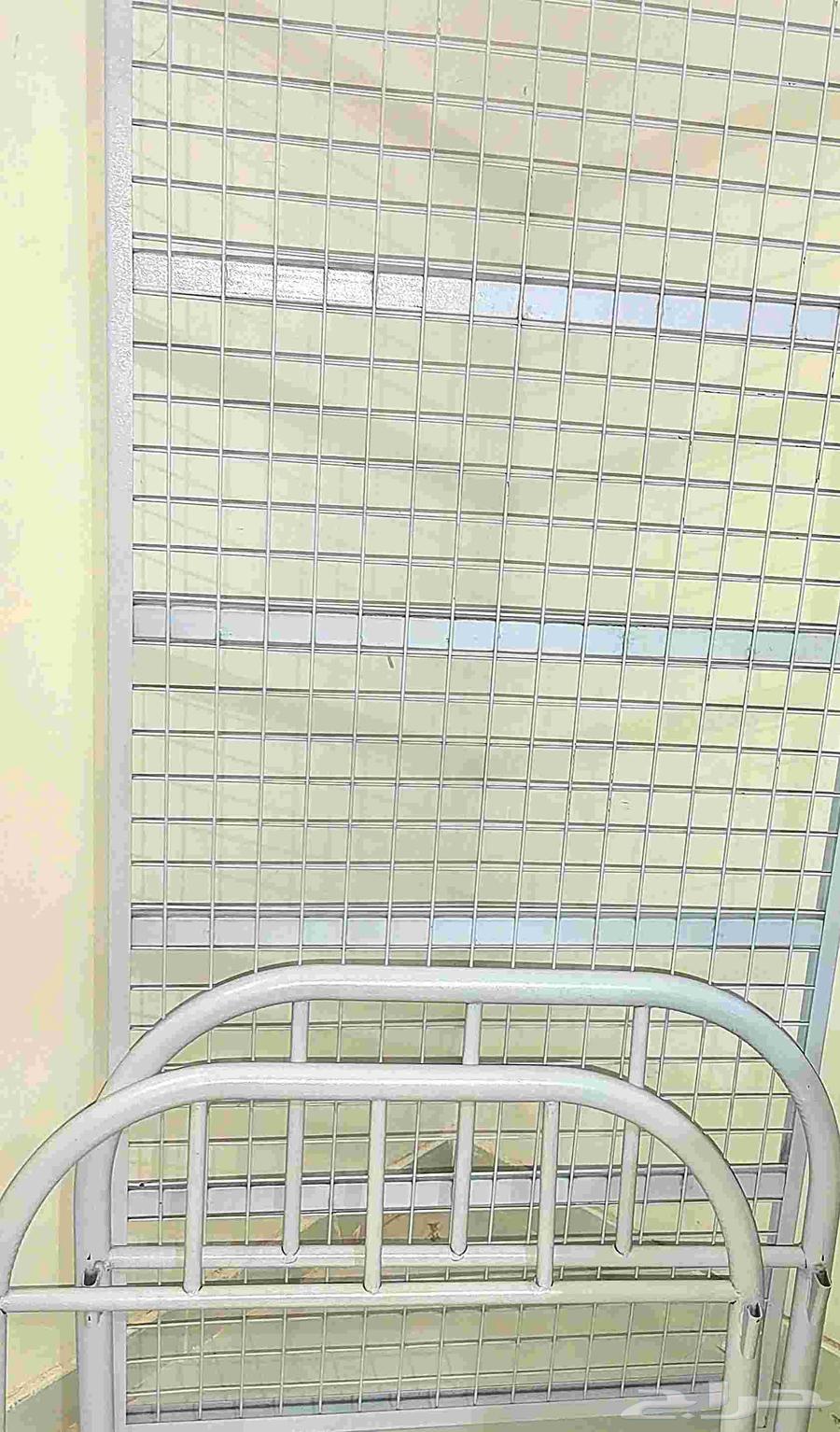 2 سرير حديد ابيض اللون64567032172674110