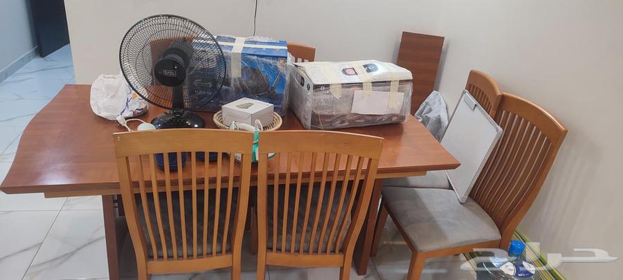للبيع ترابيزه سفرة خشب أصلي 6 كرسي64421107192449110