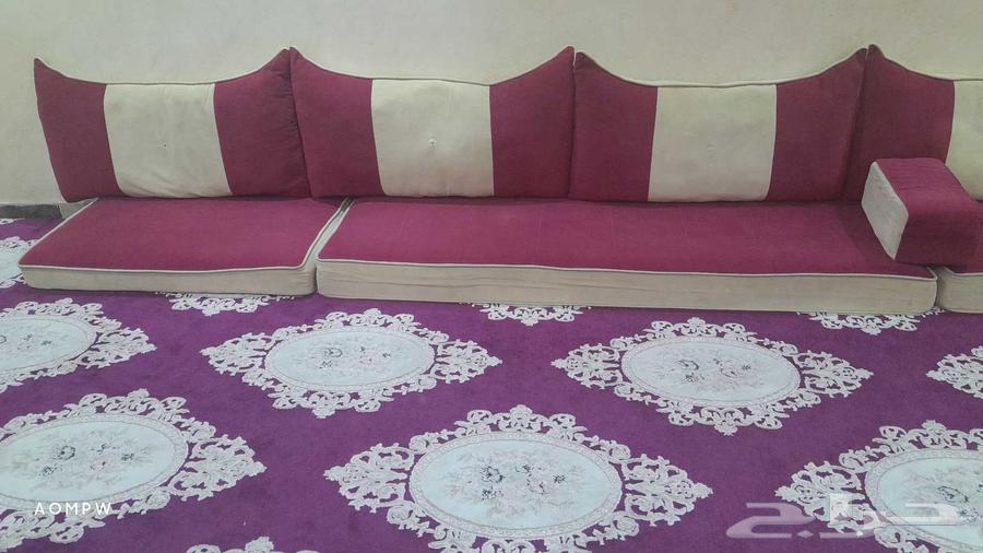 مجلس مستعمل للبيع نظيف مستعجل 250 ريال سبب البيع السفر64563391861249110