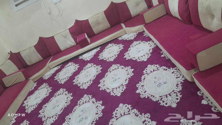 مجلس مستعمل للبيع نظيف مستعجل 250 ريال سبب البيع السفر64563391861249112