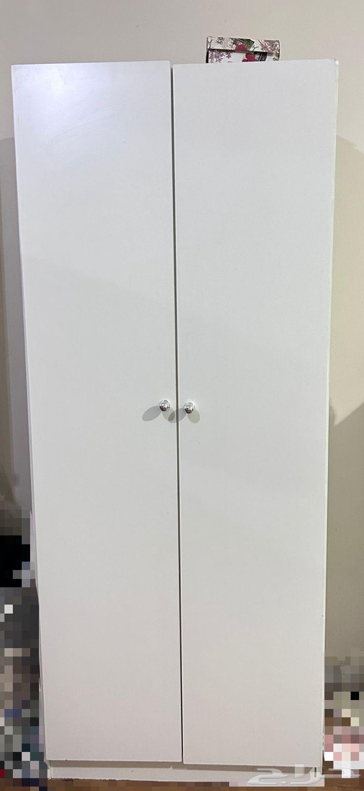 دولاب درفتين ابيض للبيع للمستعجل64571092680835110