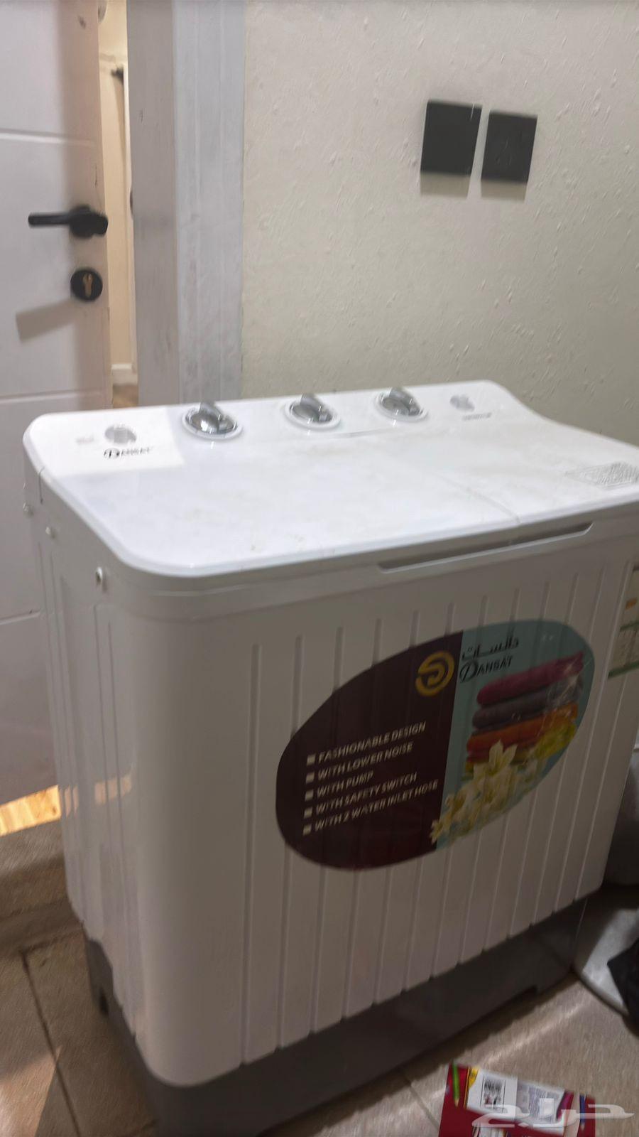 عندي غسالة دانسات جديده اللهم النشاف فيه تعليق شوي البيع32064567642462594110