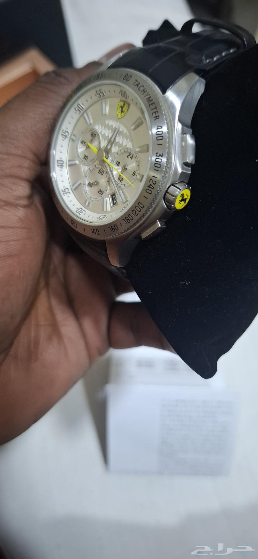 ساعة فيراري جديدة واحدة كود المنتج 830811 بحجم 44 مم64565772873985113
