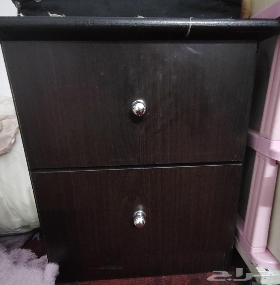 غرفة نوم لون اسود7قطع مع المفرش والمرتبة السرير فيه مخزن الس64567572511746110