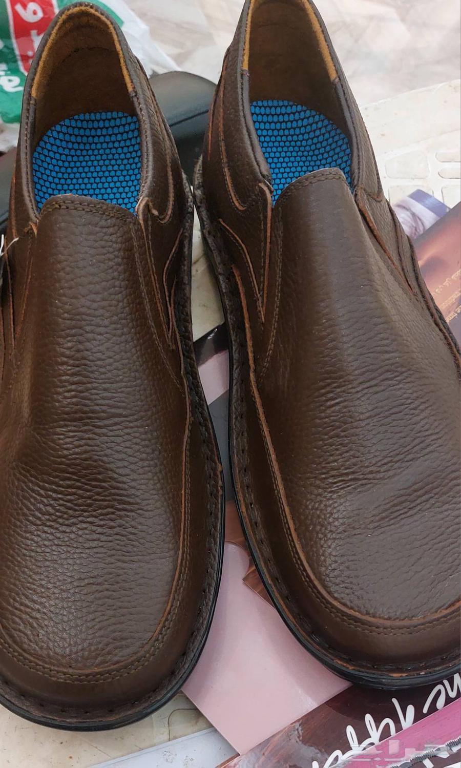 حذاء بني جديد مقاس 4764579406213505111