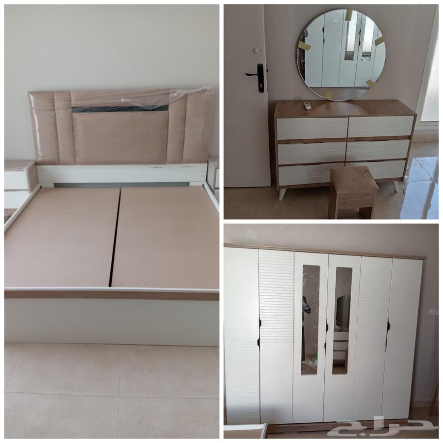 غرف نوم نفرين جديده جاهزه وأسره ودواليب جديده جاهز64576799555075112