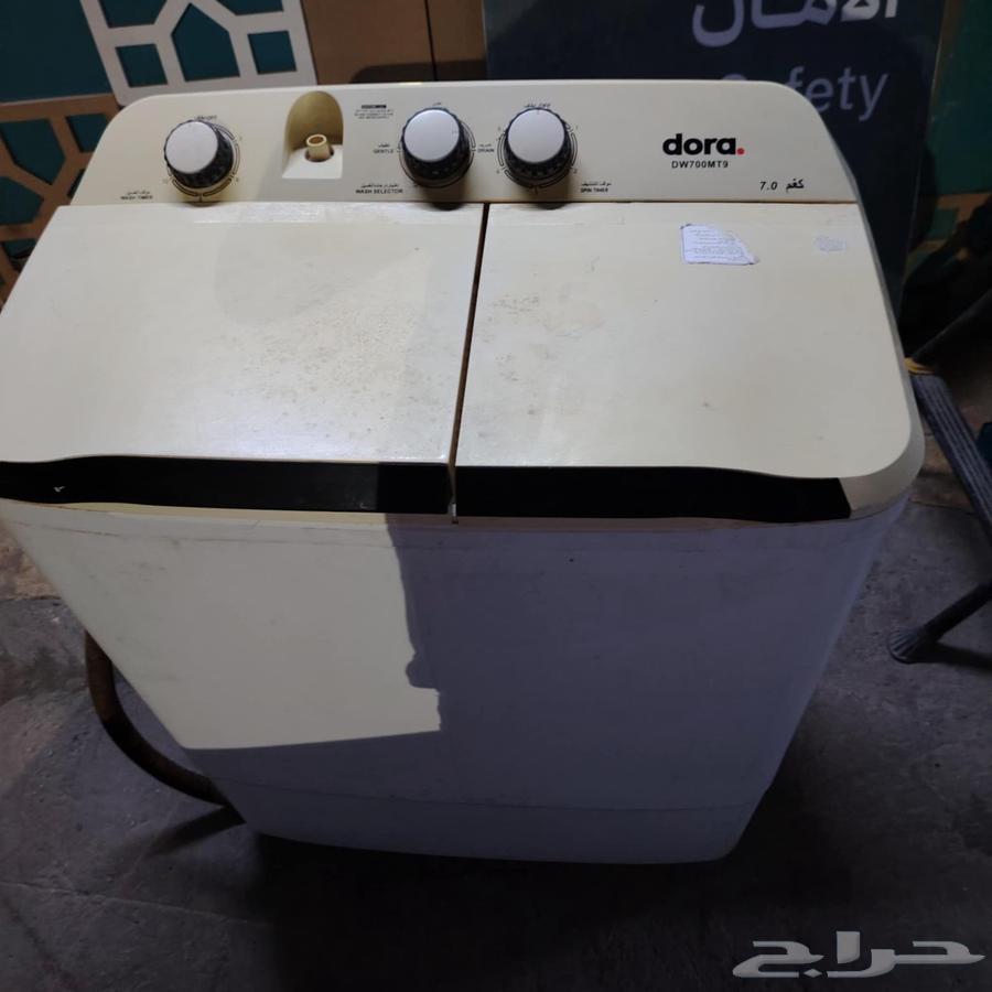 غساله ملابس 7كيلو حالتها ممتازه سعرها النهائي 300 العنوان64574467427585110