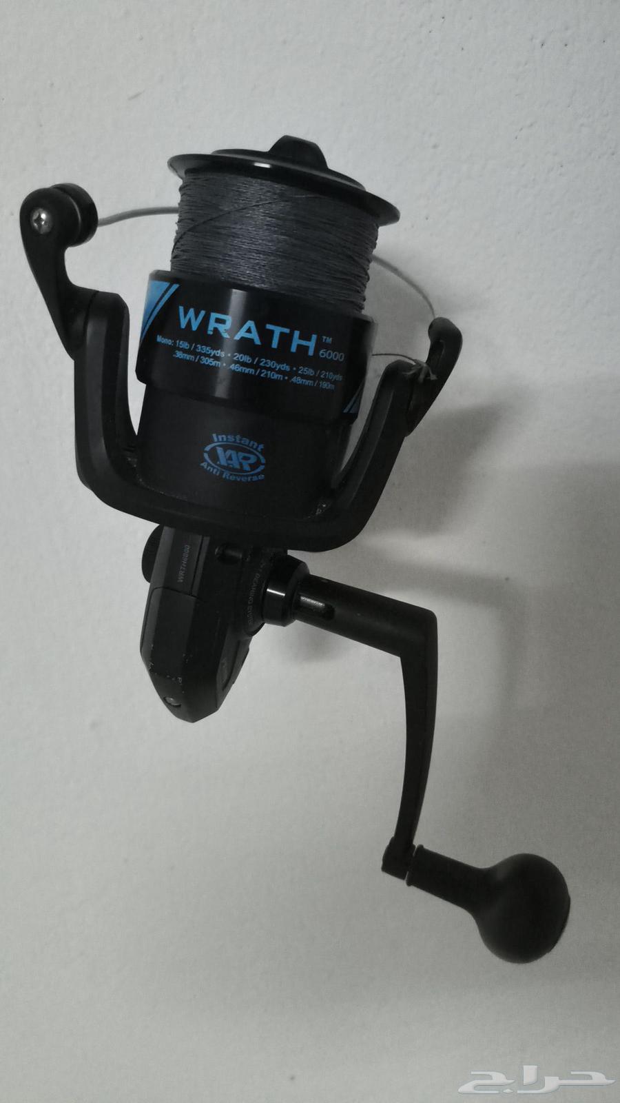 مكينة penn wrath حجم6000 مع خيط اصلي الممكينه شبه جديده64576729236993110