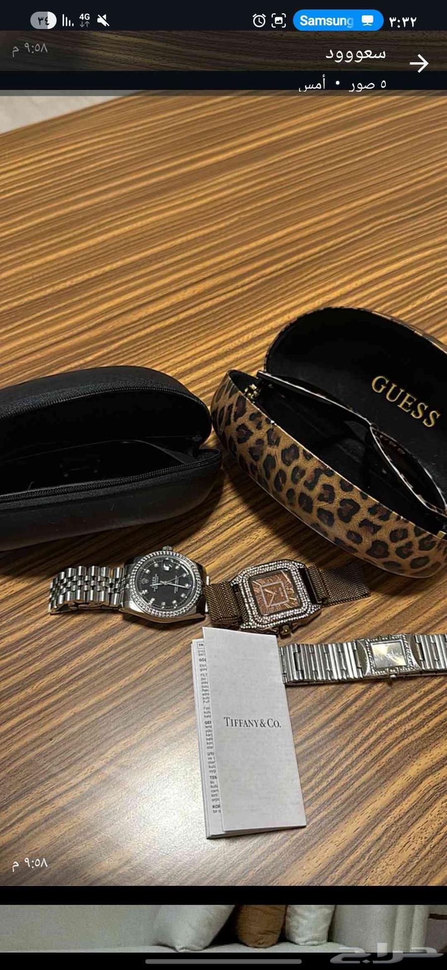 ساعات ونظارات اصلي ونظيف جدا64572438192515113