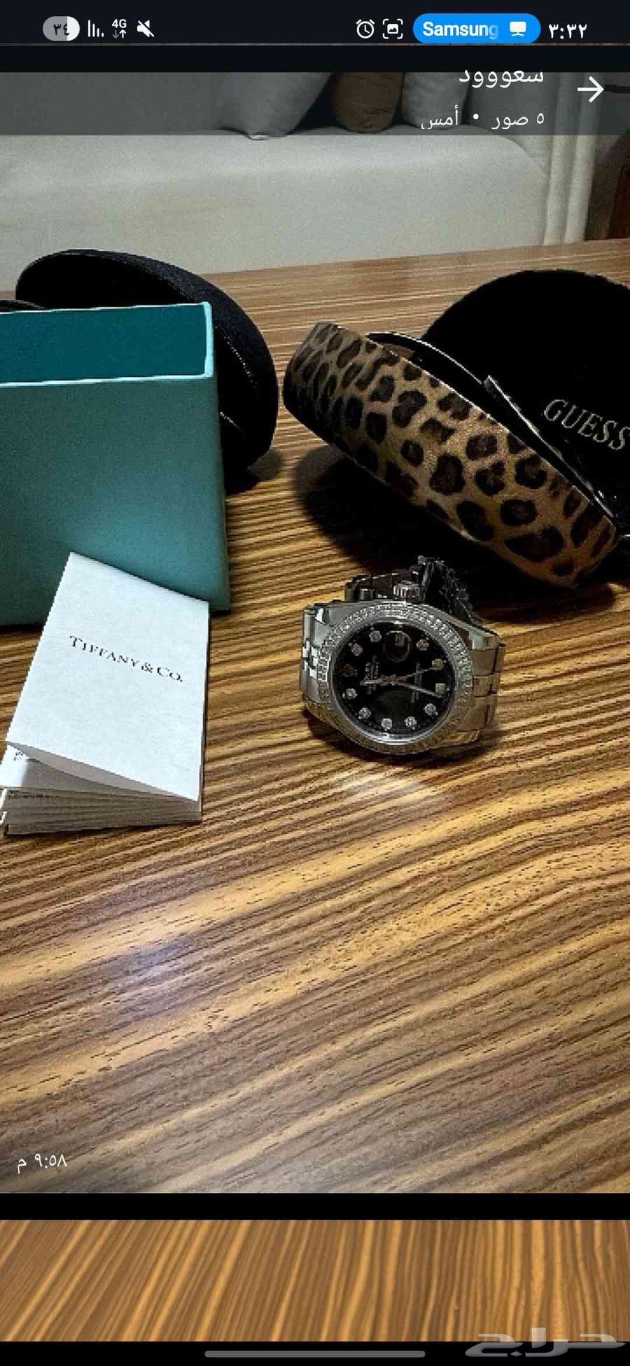 ساعات ونظارات اصلي ونظيف جدا64572438192515112