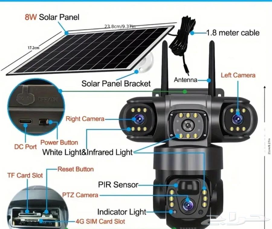 Solar-powered camera connected to mobile without electricity64574116934530110