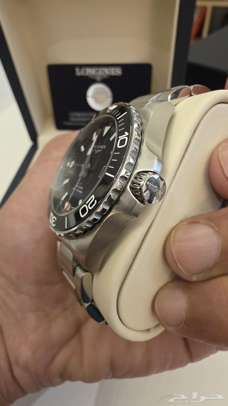 ساعة لونجين Longines hydroconquest gmt64573685395457113