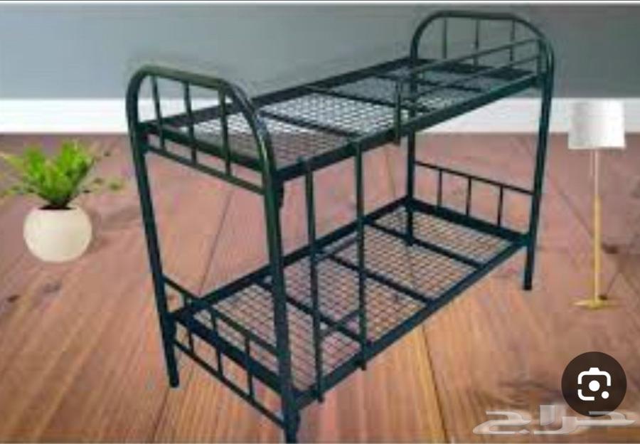 يوجد لدينا سرير حديد نفر واحد سرير حديد دورين مراتب الطبية64573559674371111