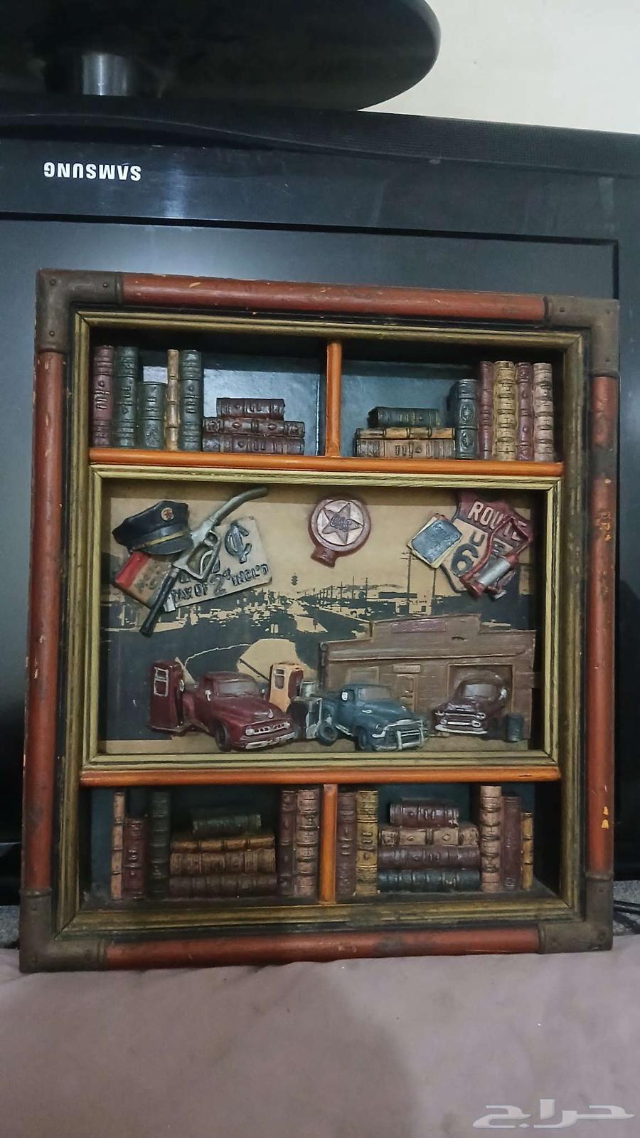 لوحه تراثية مجسمات بحاله ممتازه64576437407874110