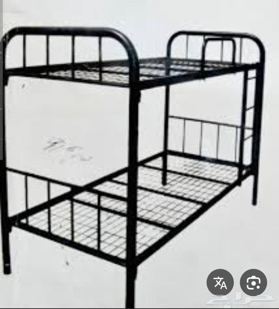 يوجد لدينا سرير حديد نفر واحد سرير حديد دورين مراتب الطبية64573559674371113