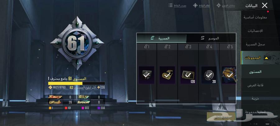 حساب ببجي للبيع64571561493251112