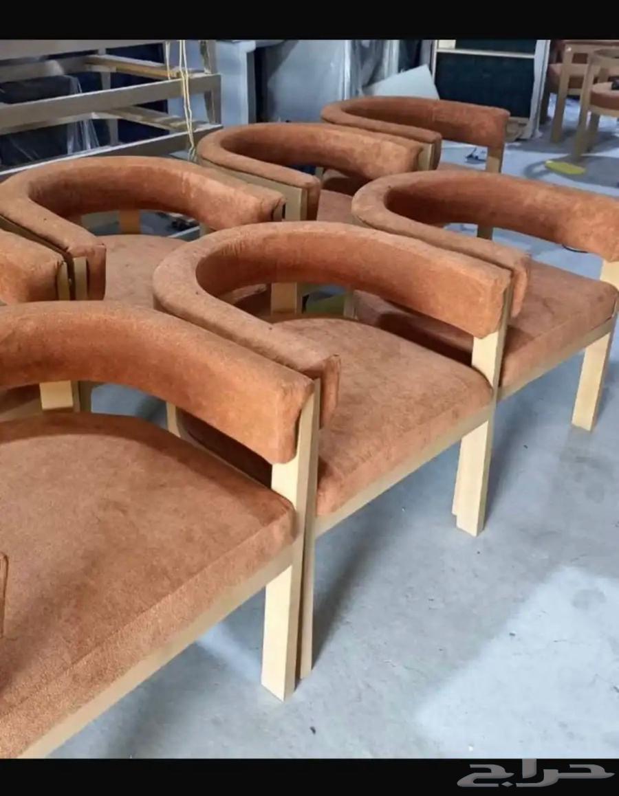 كراسي تفصيل جديد في بريدة بسعر 500 ريال سعودي64578130967553111