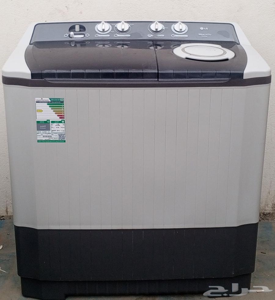 للبع غساله الجي 15 كيلو مستخدم نظيف شغال مضمون مع توصيل64577304451586110