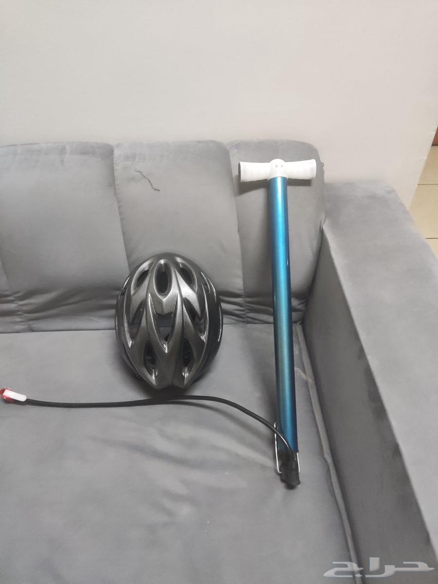 Skid Fusion bicycle in blue and black color with helmet and64575531691138114