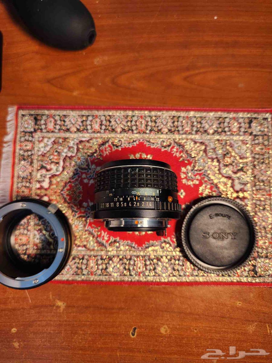 Pentax MF 50mm f1.4 lens with Sony FE or E mount adapter64577050438402111