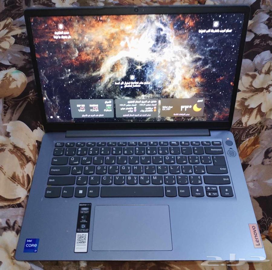 لابتوب lenovo ideapad 3 core i7 وعليه ضمان ساري64578773044227111