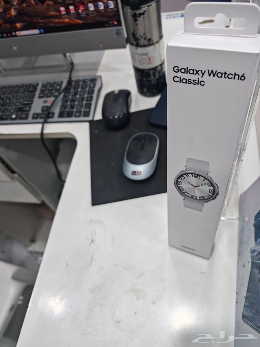 ساعة جلاكسي واتس 6 كلاسيك جديدة بتغليف المصنع64578006557954114