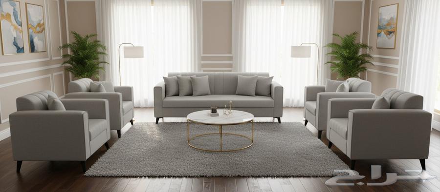 السعر 1100 طقم كنب جديد جاهز 5 قطع ل 11 شخص من يحتاجه يمكنه64576326016771112