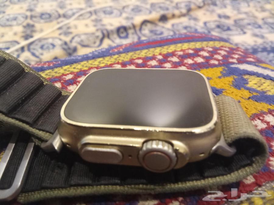 ساعه ابل watch uLtra 49mm tltanlum مستخدمه نظيفه64572868919426110