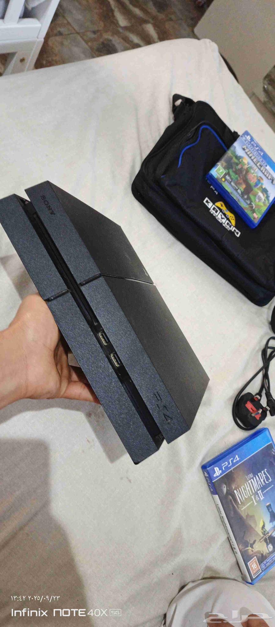 سوني 4 جديد مع يد مع شحانة مع شنطة مع شريطين ماي كرفت واخرى64575070331522111