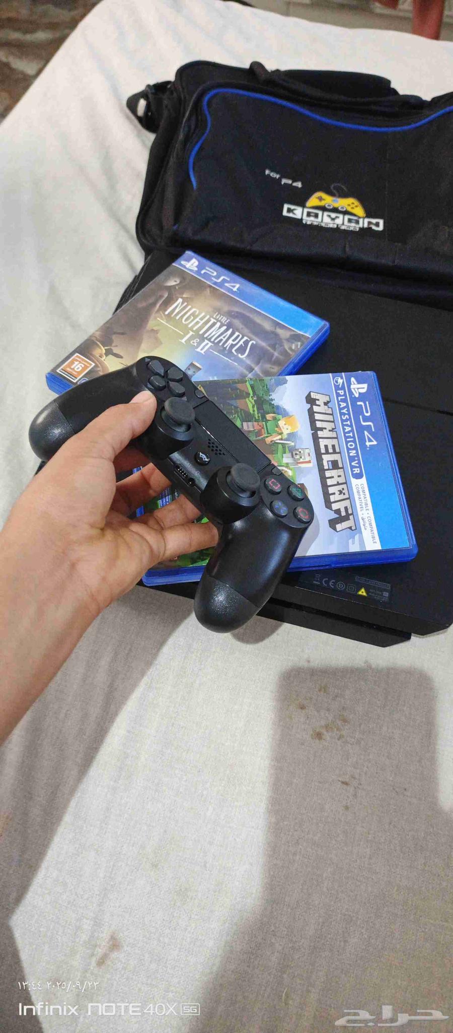 سوني 4 جديد مع يد مع شحانة مع شنطة مع شريطين ماي كرفت واخرى64575070331522114