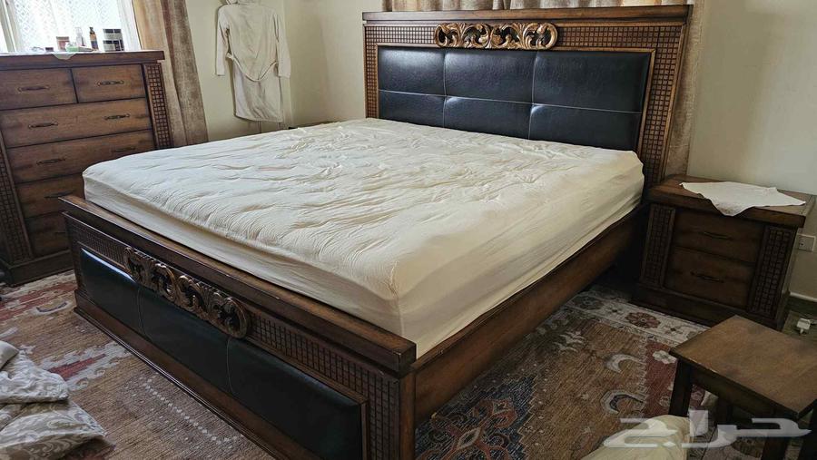 غرفة نوم king size 200 180 بحالة الجديد64576200088707110