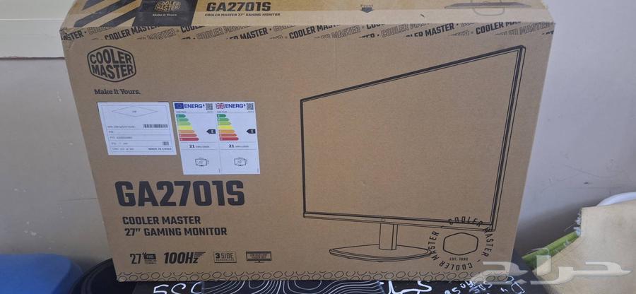 شاشة 27 بوصة 100 هيرتز جديدةنظيفة بالكرتون استخدام شهرين64574453393411112