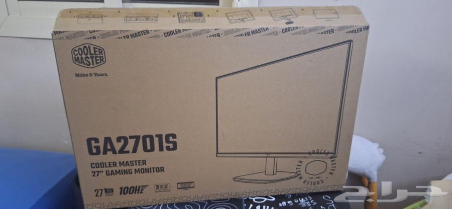 شاشة 27 بوصة 100 هيرتز جديدةنظيفة بالكرتون استخدام شهرين64574453393411111